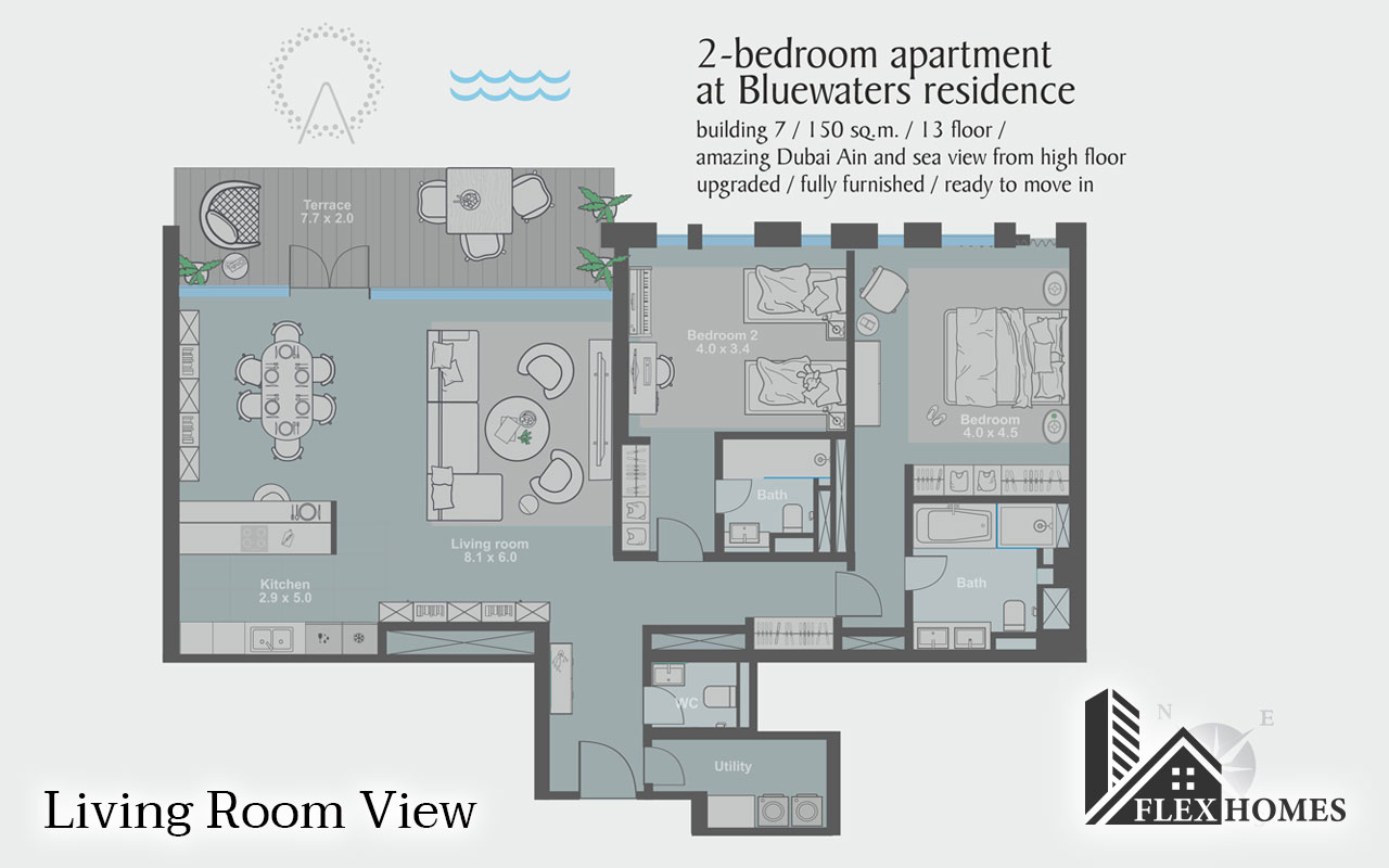 Bluewater Residences - Unidad 1302